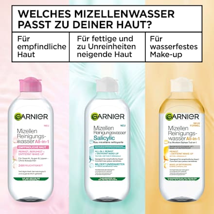 Mizellenwasser Waterproof All in 1 Garnier Skin Active