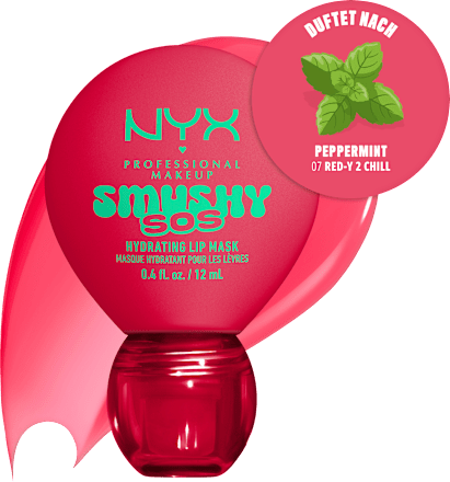 Lippenmaske Smushy SOS Hydrating 07 Red-Y 2 Chill NYX PROFESSIONAL MAKEUP