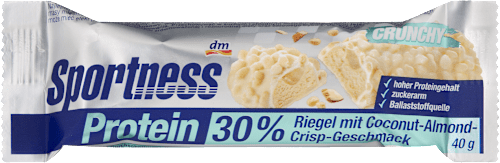 Proteínová tyčinka 30 % Crunchy s kokosovo-mandľovou príchuť Sportness