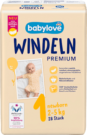 Premium pleny, velikost 1 babylove