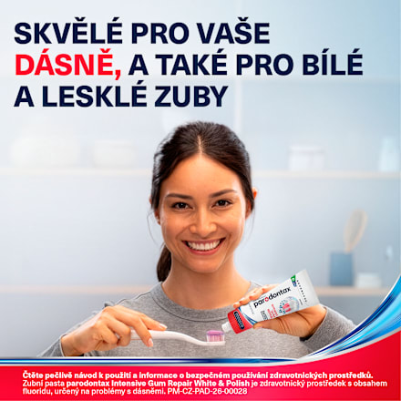 zubní pasta Advanced + Intensive Gum Repair parodontax