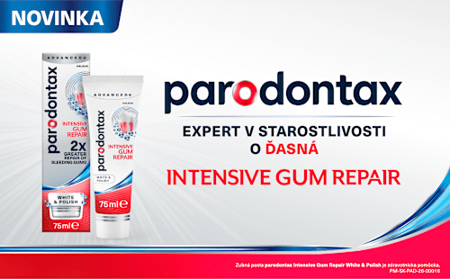 zubní pasta Advanced + Intensive Gum Repair parodontax