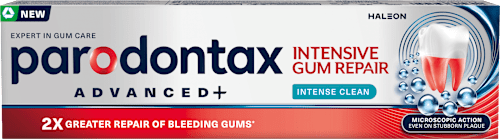 zubní pasta Advanced+ Intensive Gum Repair Intense Clean parodontax