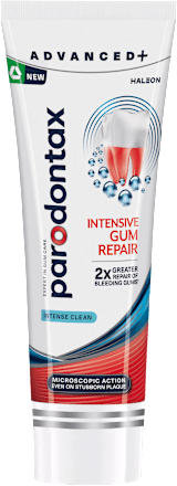 zubní pasta Advanced+ Intensive Gum Repair Intense Clean parodontax