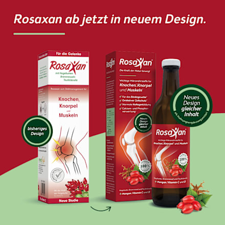 Rosaxan plus Vitamin D Saft + Tabletten Rosaxan