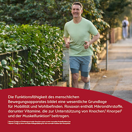 Rosaxan plus Vitamin D Saft + Tabletten Rosaxan