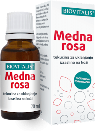Tekućina za uklanjanje izraslina na koži Medna rosa BIOVITALIS
