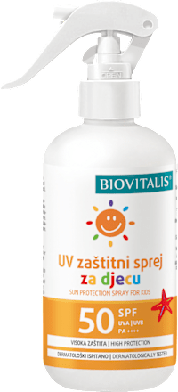 UV zaštitni sprej za djecu, SPF 50 BIOVITALIS