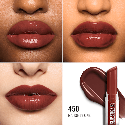 rtěnka 3 v 1 Oh My Gloss Slip Stick 450 Naughty One RIMMEL LONDON