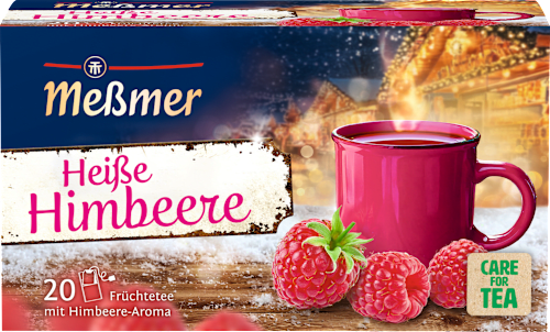 Früchtetee, Heiße Himbeere (20 Beutel) Meßmer