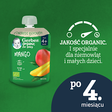 Mus owocowy mango po 4. miesiącu życia Gerber Organic