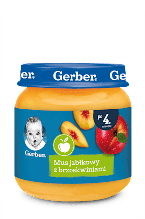 Deserek jabłko z brzoskwiniami Gerber