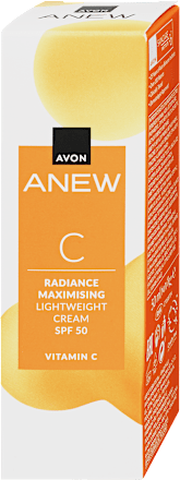 Anew C Radiance Maximising könnyű állagú arckrém SPF 50 AVON