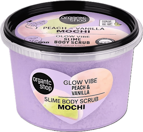 Piling za tijelo Peach & Vanilla organic shop
