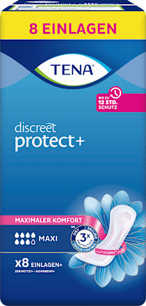 discreet Einlagen Inkontinenz Protect+ Maxi TENA
