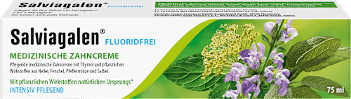 Zahnpasta ohne Fluorid Salviagalen