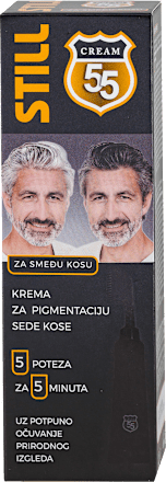 CREAM 55 krema za pigmentaciju sede kose - za smeđu kosu STILL