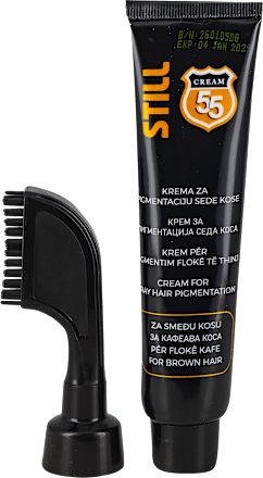 CREAM 55 krema za pigmentaciju sede kose - za smeđu kosu STILL