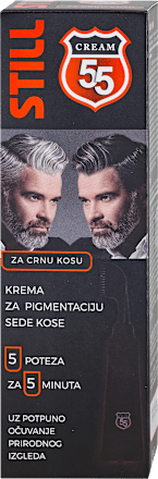 CREAM 55 krema za pigmentaciju sede kose - za crnu kosu STILL