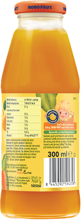 Nektar owocowo-warzywny jabłko, banan, marchewka, po 6. miesiącu  BOBO FRUT