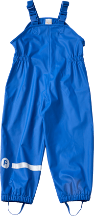 Regenhose mit Trägern, blau, Gr. 86/92 PUSBLU