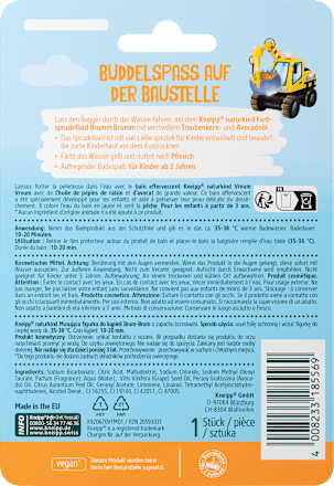 Kinder Badezusatz Farbsprudelbad Brumm Brumm Kneipp Naturkind