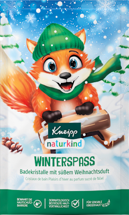 Kinder Badezusatz Badekristalle Winterspaß Kneipp Naturkind