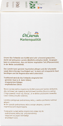 Fettwolle zum Zupfen aus Bio-Schurwolle ALANA