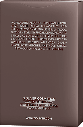 The Absolute Scent Amber edt s.Oliver