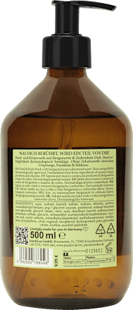 Hand & Body Wash in der Glasflasche, Bergamot & Cedarwood Jean&Len