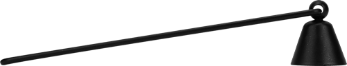 Kerzenlöscher aus Metall, schwarz (26x3,8 cm) Jean&Len