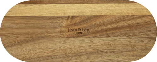 Dekotablett aus Akazienholz (30x12x1,8 cm) Jean&Len