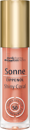 medipharma cosmetics Lippenöl Shiny Coral LSF 50  medipharma cosmetics