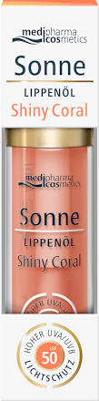medipharma cosmetics Lippenöl Shiny Coral LSF 50  medipharma cosmetics