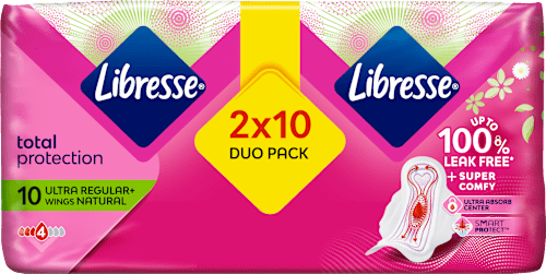 natural protection higijenski ulošci s krilcima – ultra+ natural Libresse