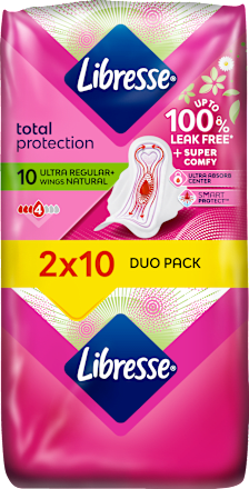 natural protection higijenski ulošci s krilcima – ultra+ natural Libresse