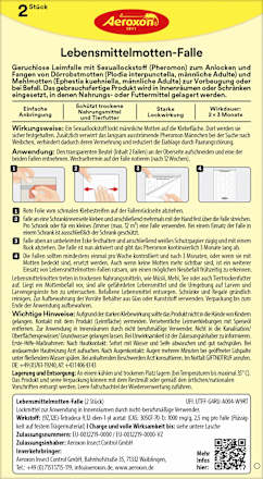 Lebensmittel Mottenfalle Aeroxon