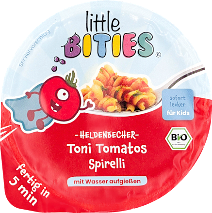 Kinderteller Heldenbecher Spirelli ab 3 Jahren little BITIES