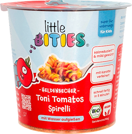 Kinderteller Heldenbecher Spirelli ab 3 Jahren little BITIES