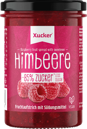 Fruchtaufstrich, Himbeere mit Xylit Xucker