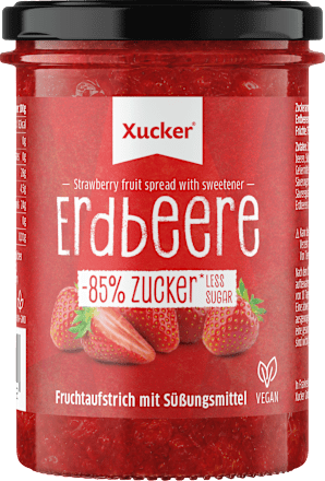Fruchtaufstrich, Erdbeere mit Xylit Xucker