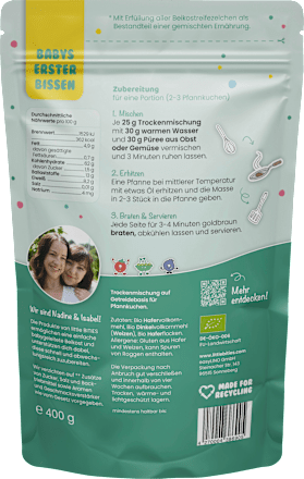Pfannkuchenmischung Baby ab 6 Monaten little BITIES