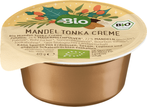 Nusscreme, Mandel-Tonka Creme, Adventskalender zum Selbstgestalten 2026 dmBio