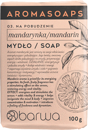 Mydło w kostce Mandarynka AROMA SOAPS Barwa