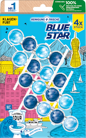 WC-Stein Klösterreich Tour Klagenfurt Seen Frische BLUE STAR