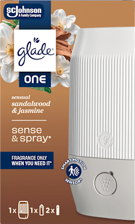 ONE osvěžovač vzduchu sense spray Sandalwood & Jasmine + náhradní náplň 10 ml glade