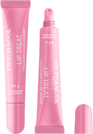 Starostlivosť o pery Lip Treat - 14 Strawberry Milkshake SPF 15 Dermacol