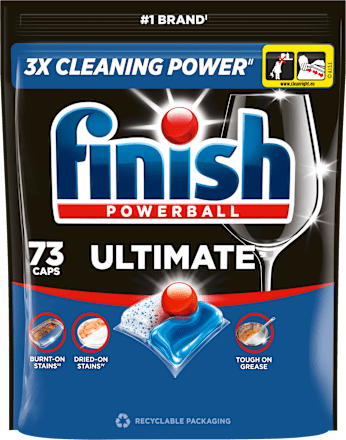 Kapsuly do umývačky riadu Powerball Ultimate Finish