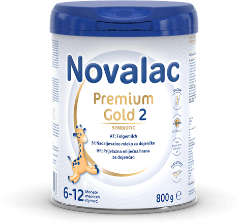 Prijelazna mliječna hrana za dojenčad Premium Gold 2, 6 – 12 mj. Novalac
