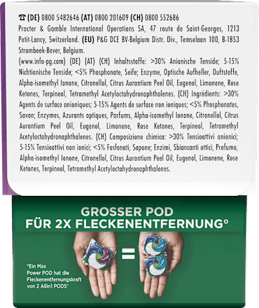 Colorwaschmittel Pods Max Power 3 Integrierte Waschzusätze ARIEL